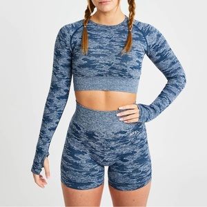 Evolve Camo Seamless Workout Set Black
